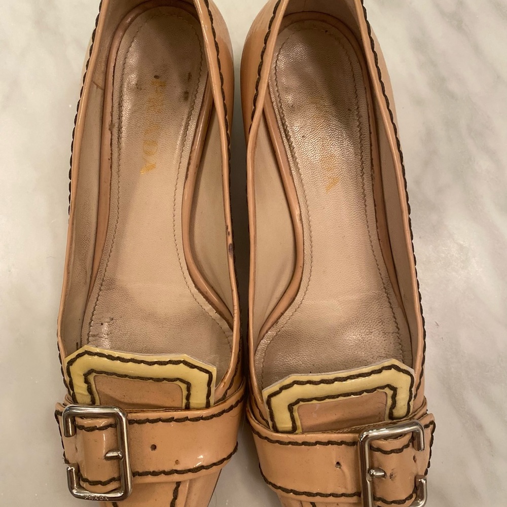 Vintage 1990’s Prada Loafers with buckle - Picture 5 of 16